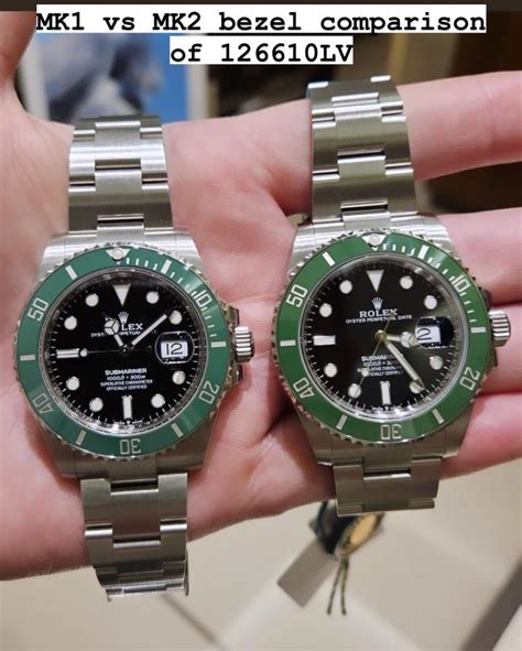 rolex 126610lv mk1 vs mk2|MK1 Vs MK2 LV Sub, Hands on experience .